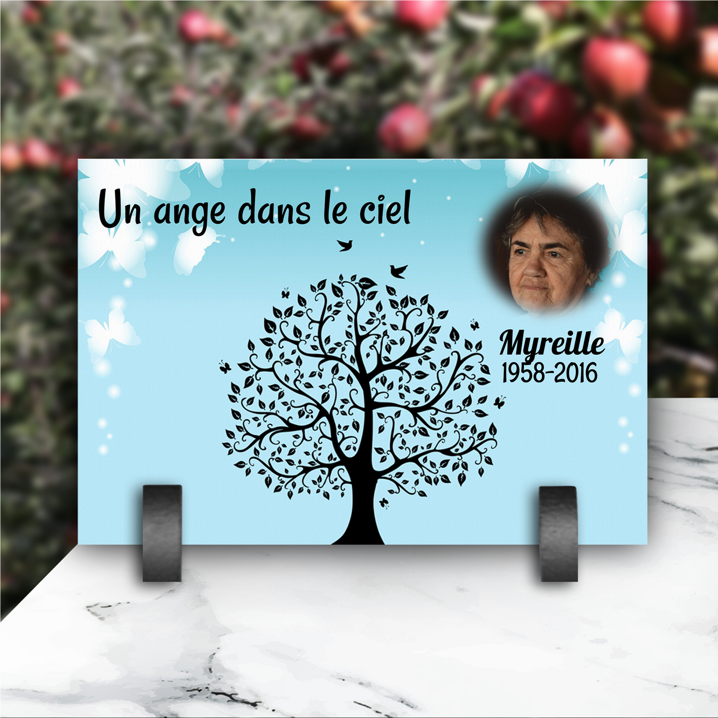 Plaque Funéraire Arbre Généalogique