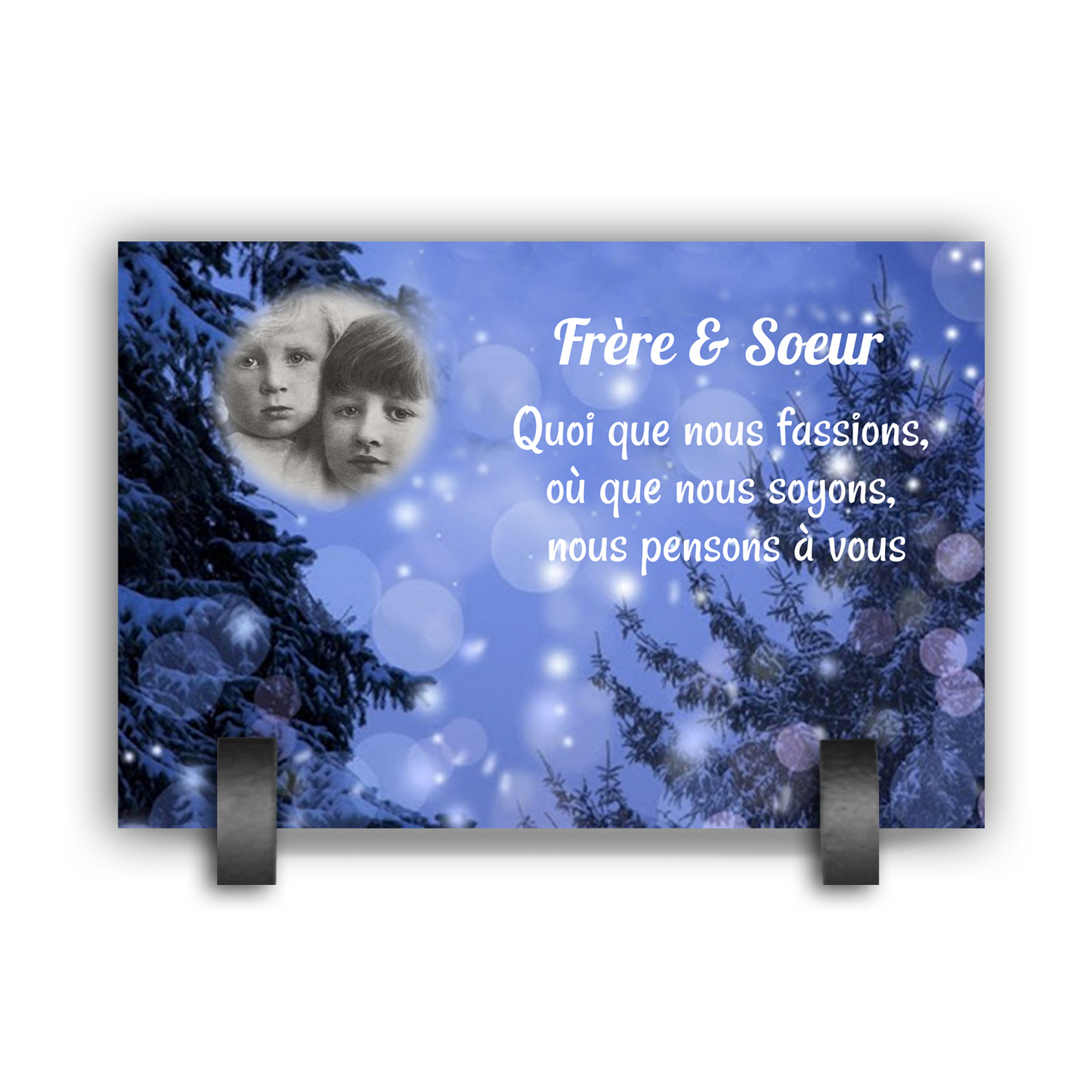 Plaque Funéraire Sapin