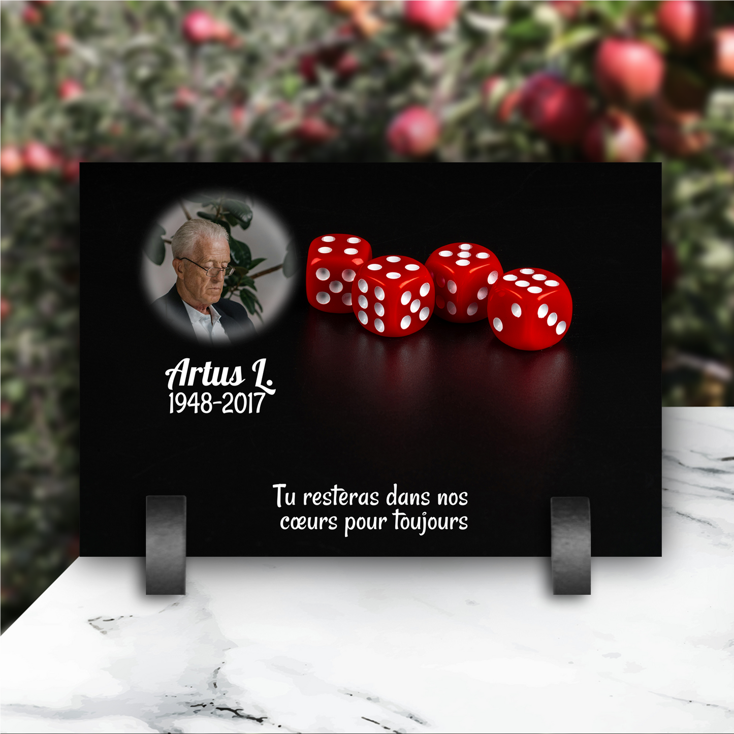 Plaque Funéraire Craps