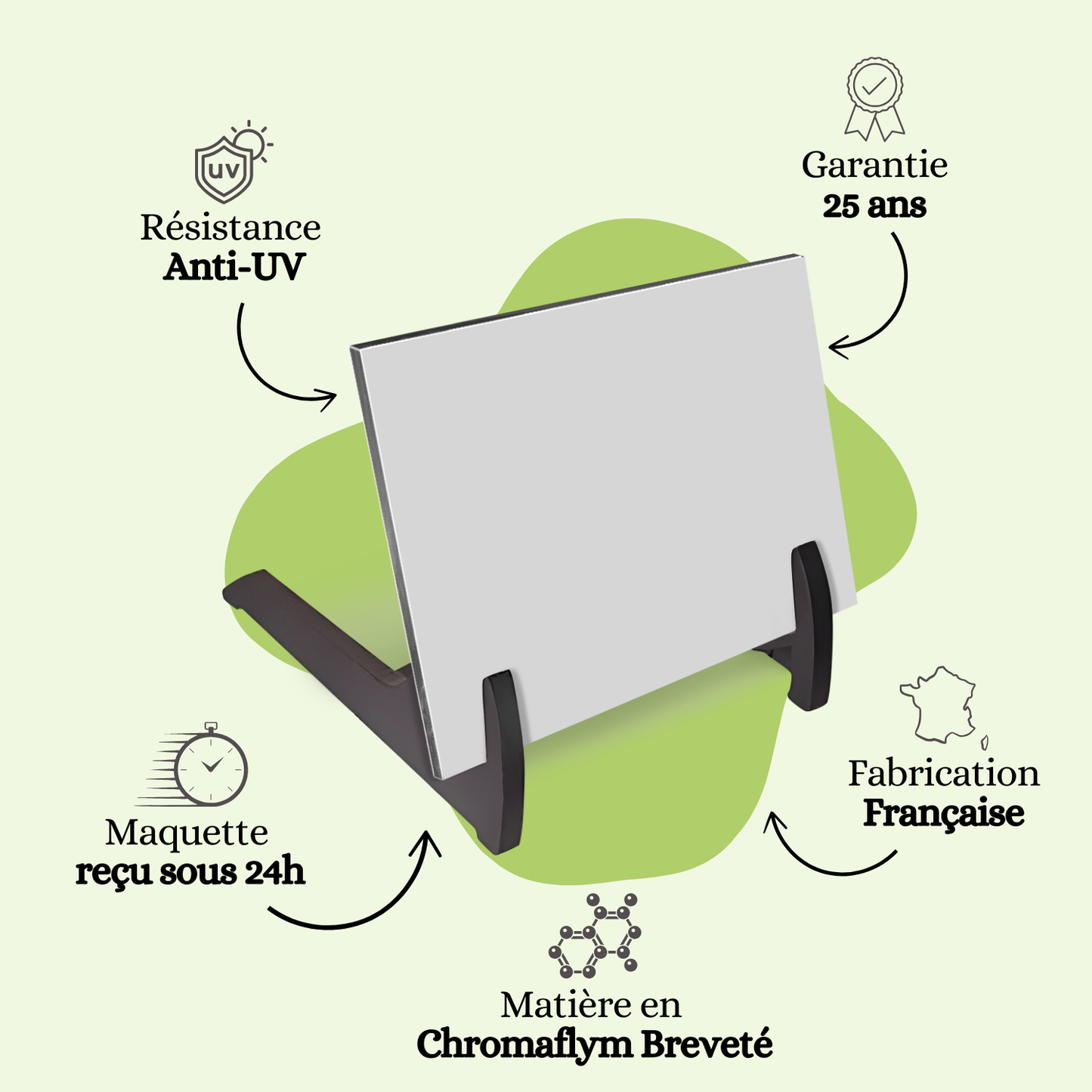 Plaque Funéraire Petit Cœur