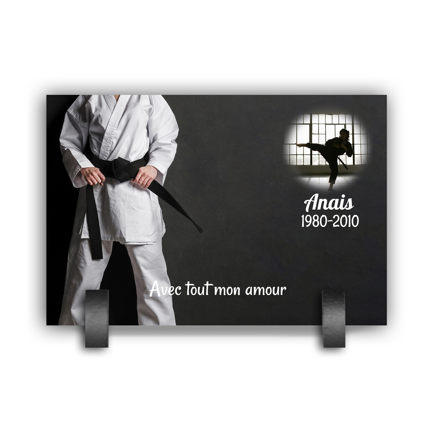 Plaque Funéraire Judo