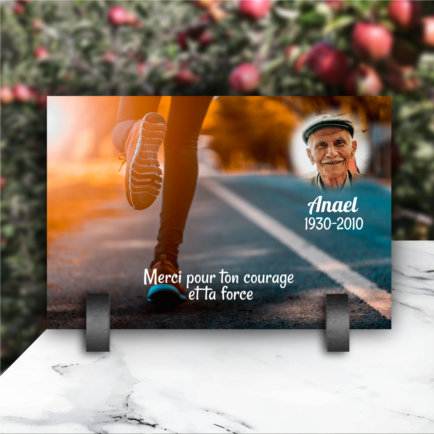Plaque Funéraire Jogging