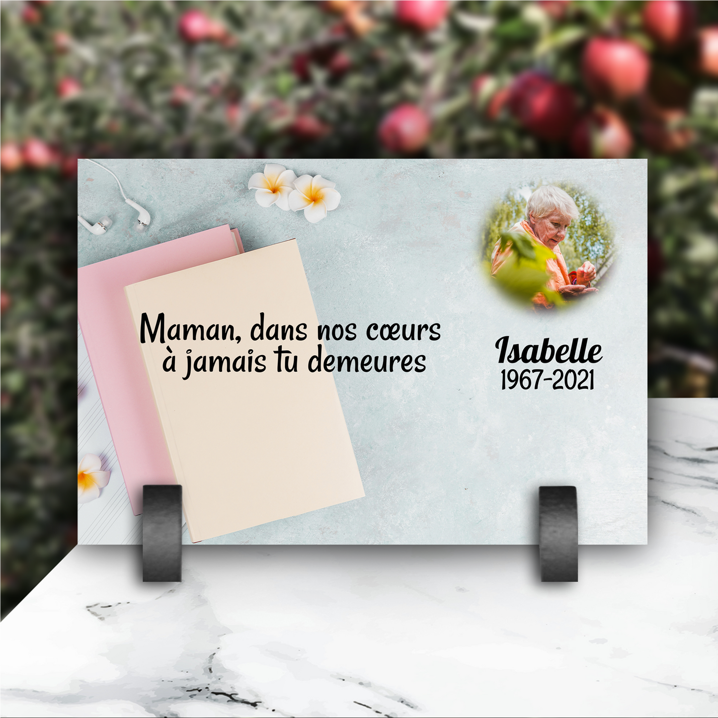 Plaque Funéraire Carnet