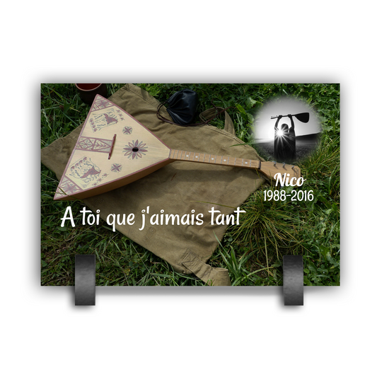 Plaque Funéraire Balalaïka