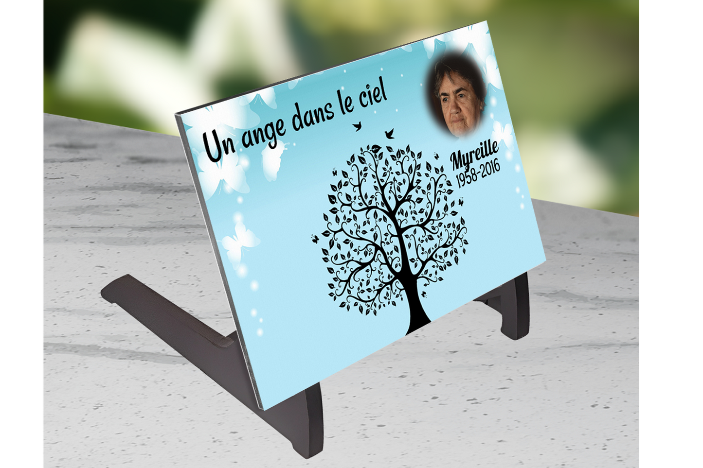 Plaque Funéraire Arbre Généalogique