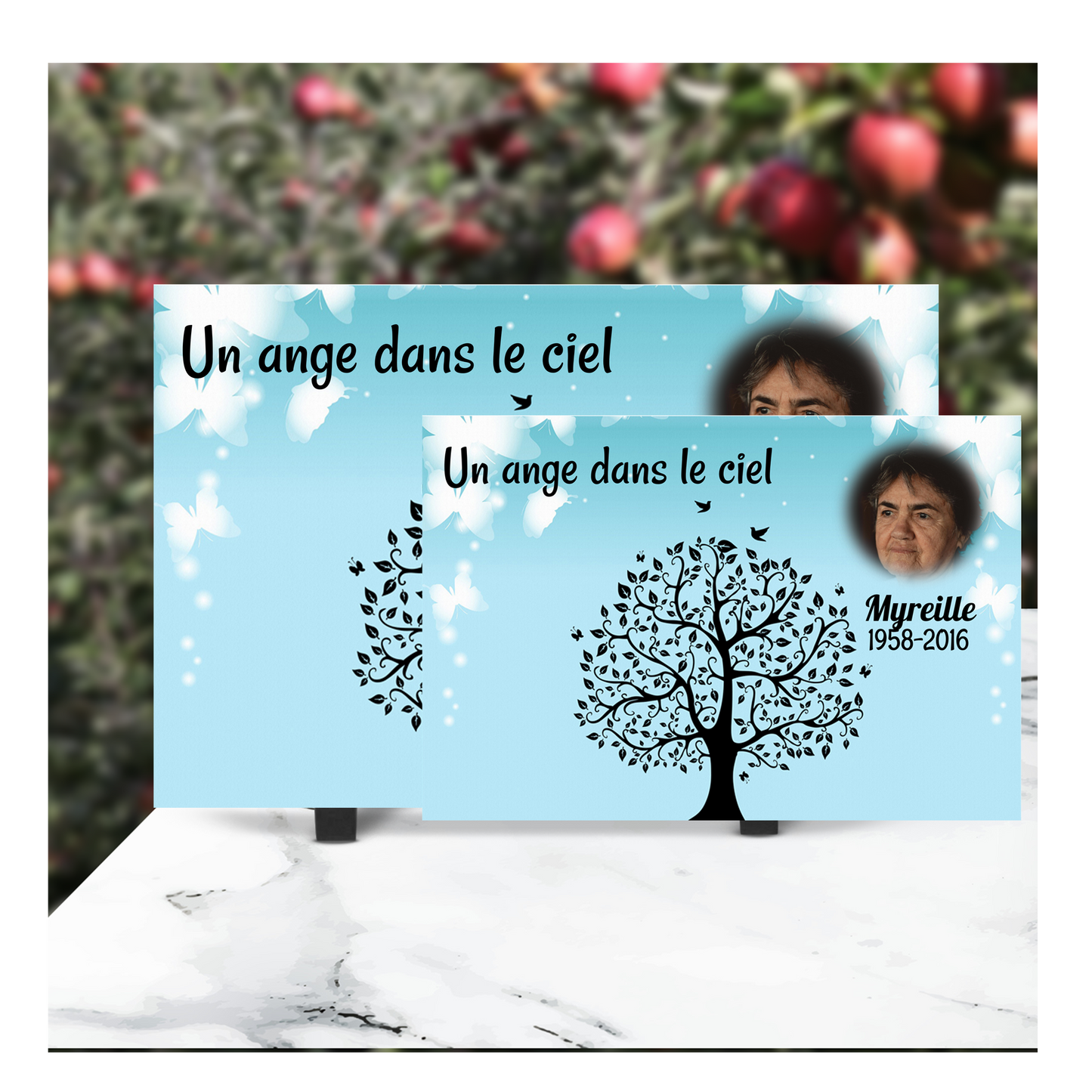 Plaque Funéraire Arbre Généalogique