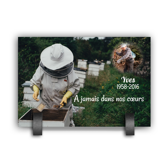 Plaque Funéraire Apiculteur