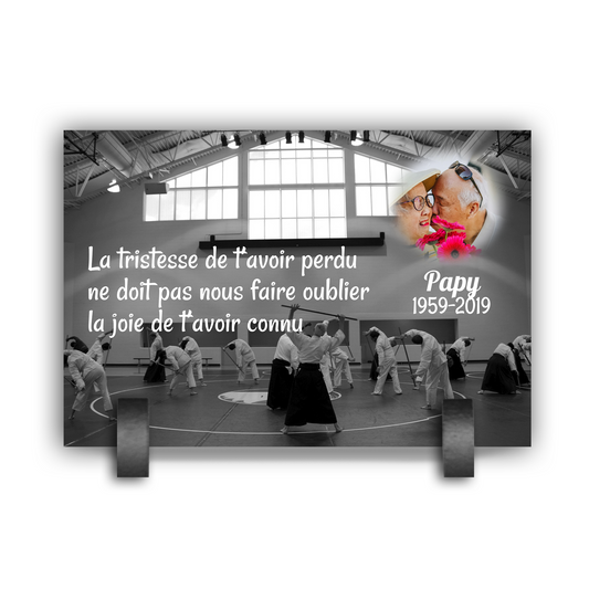 Plaque Funéraire Aikido