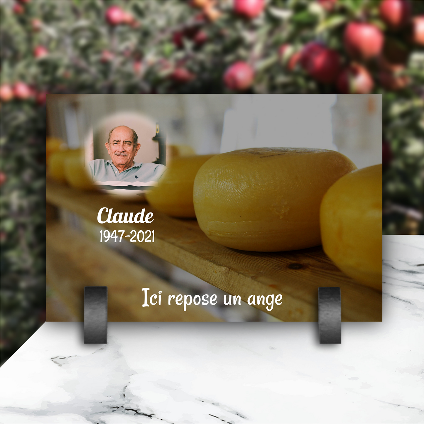 Plaque Funéraire Fromager