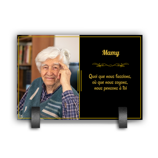 Plaque Funéraire Solo Souvenir