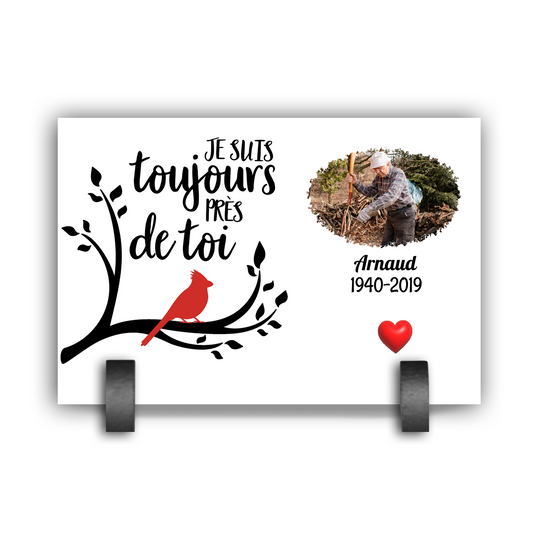 Plaque Funéraire Amour Éternel