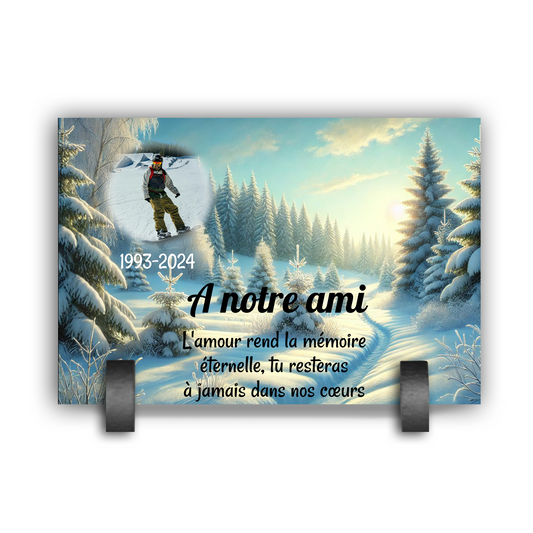 Plaque Funéraire Hiver