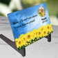 Plaque Funéraire Champ Fleuri Tournesols
