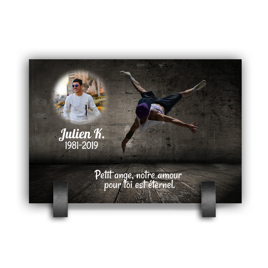 Plaque Funéraire Hip Hop