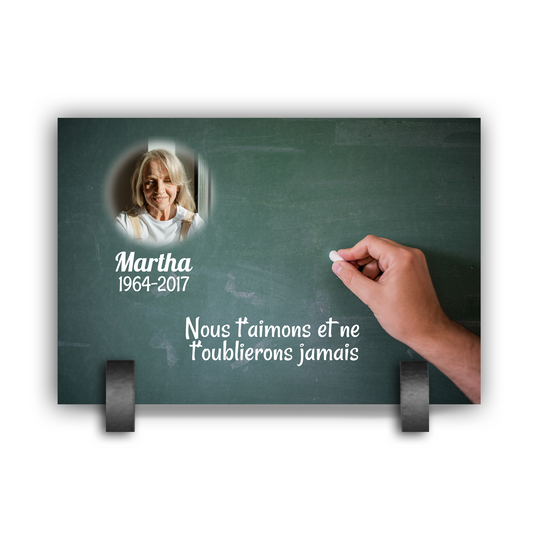 Plaque Funéraire Enseignant