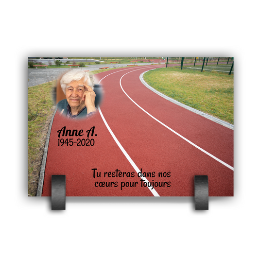 Plaque Funéraire Athlétisme