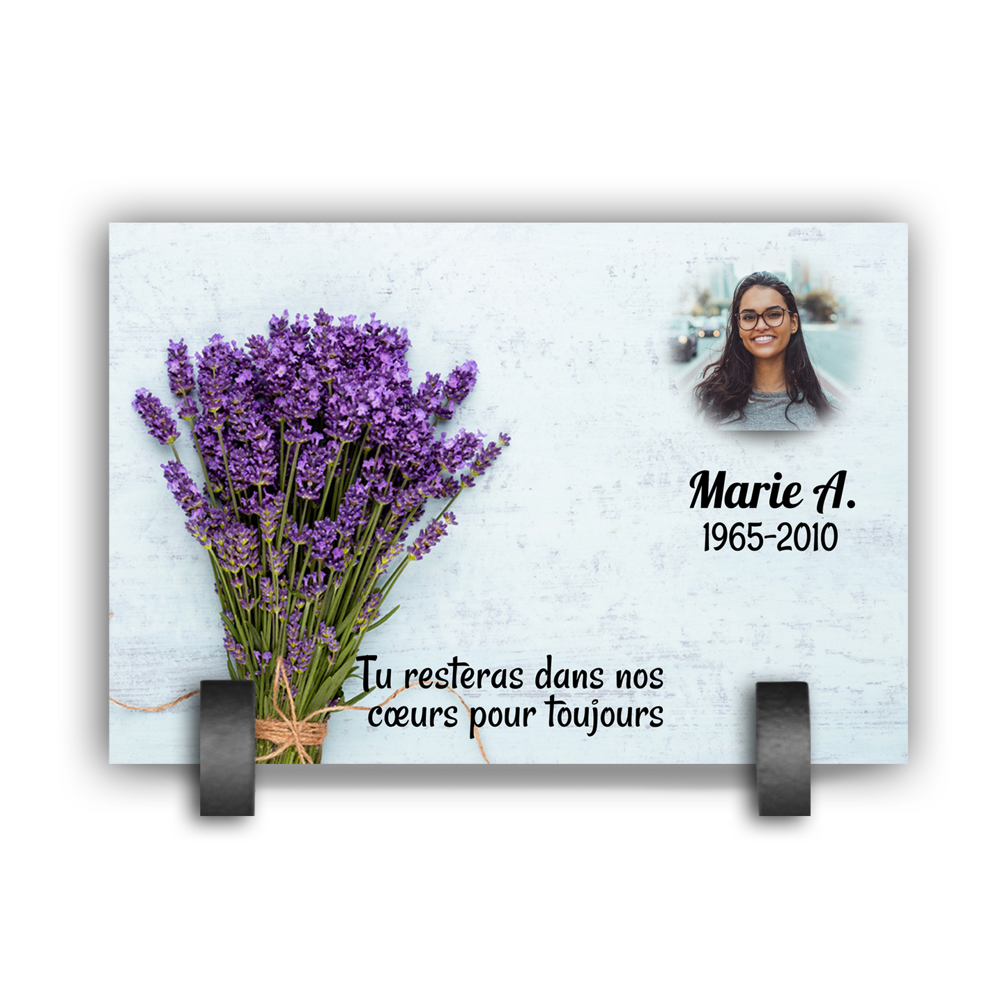 Plaque Funéraire Lavande