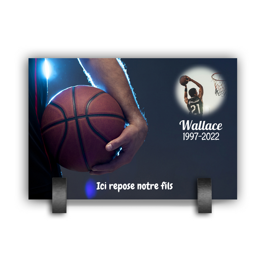 Plaque Funéraire Basket