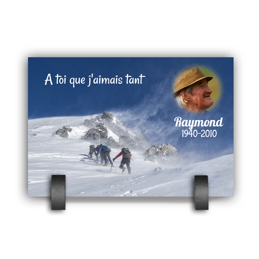 Plaque Funéraire Alpinisme