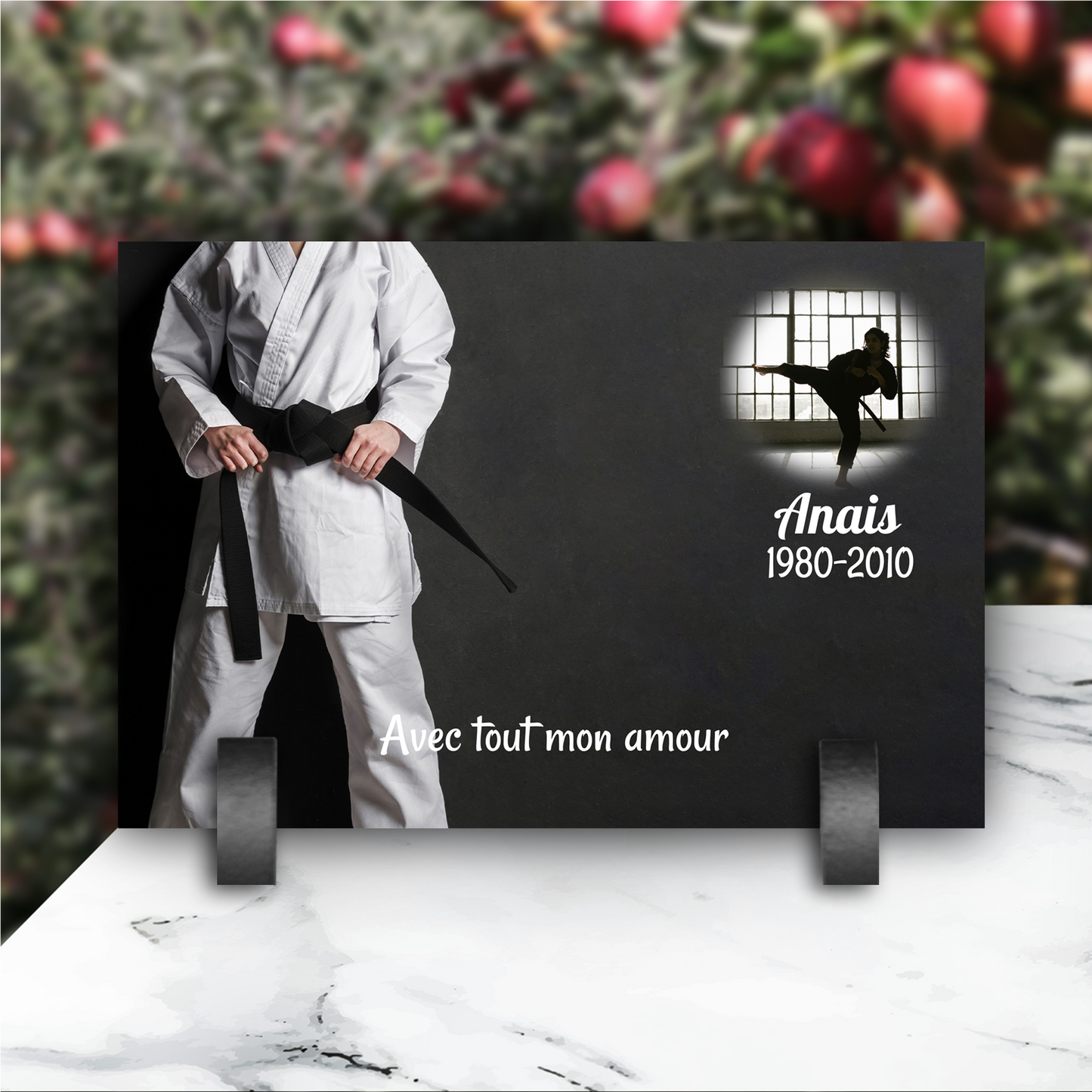 Plaque Funéraire Judo