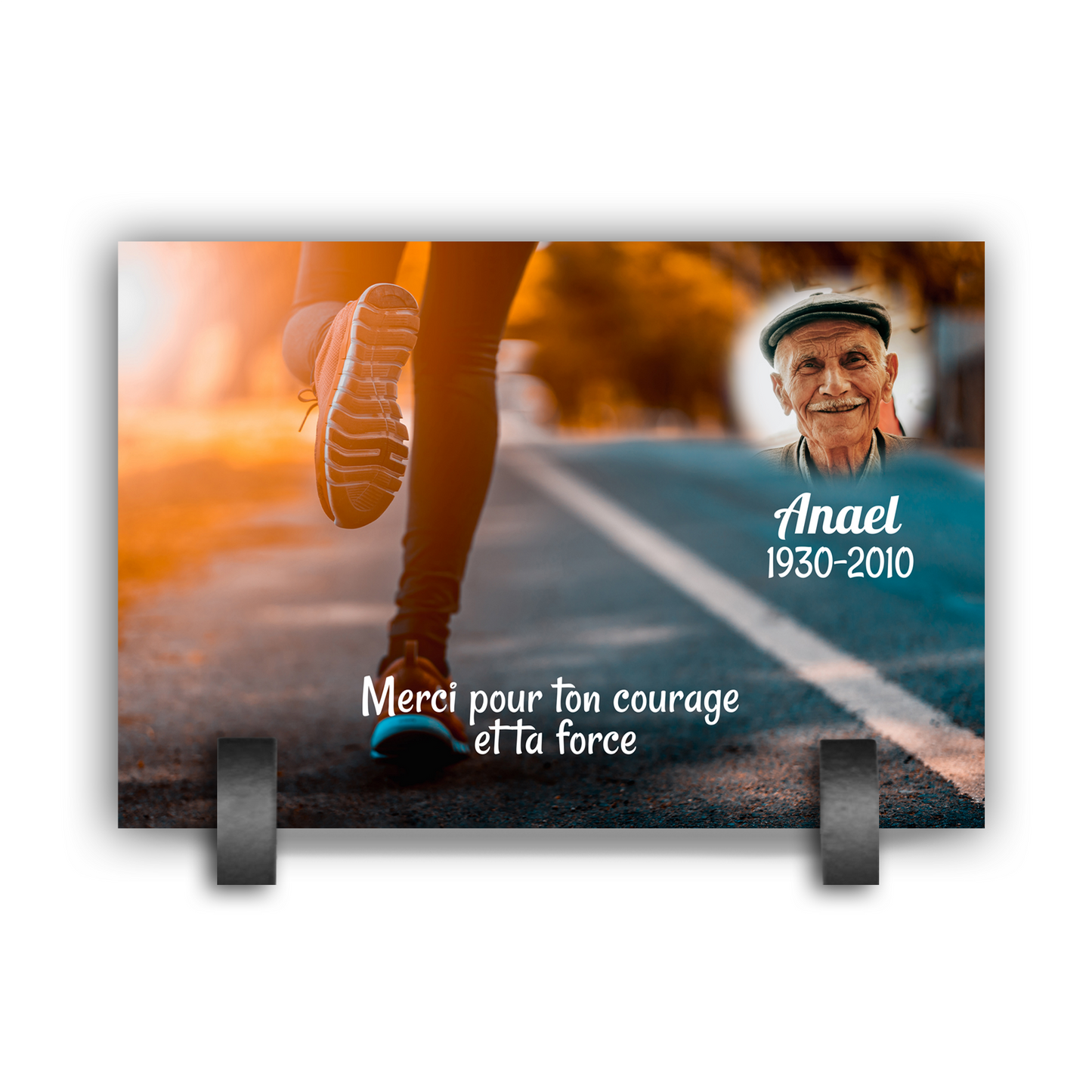 Plaque Funéraire Jogging