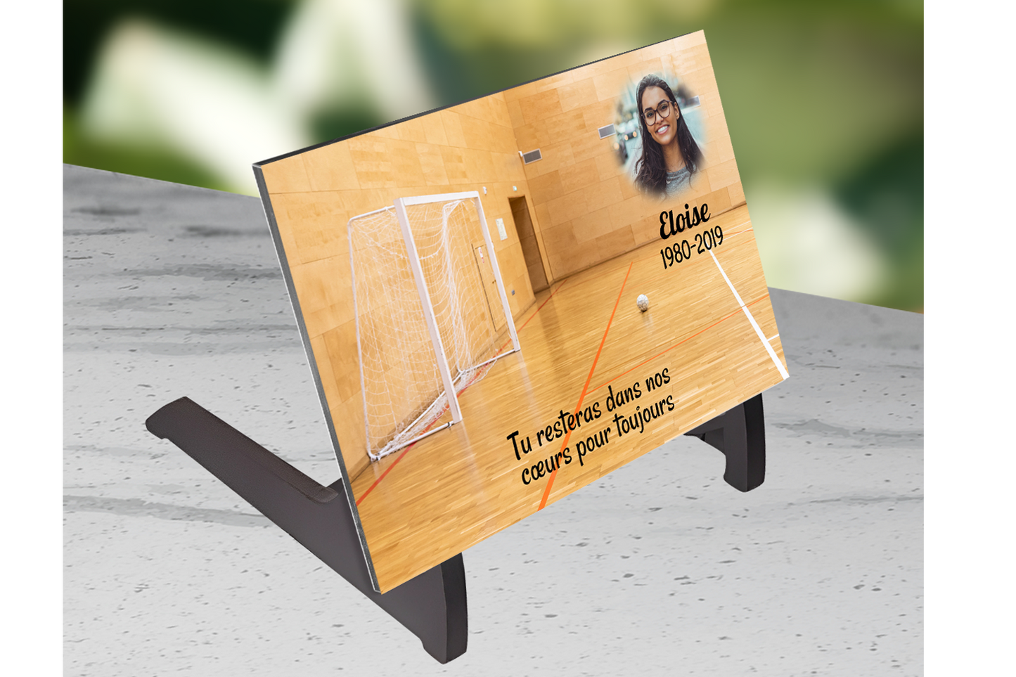 Plaque Funéraire Handball