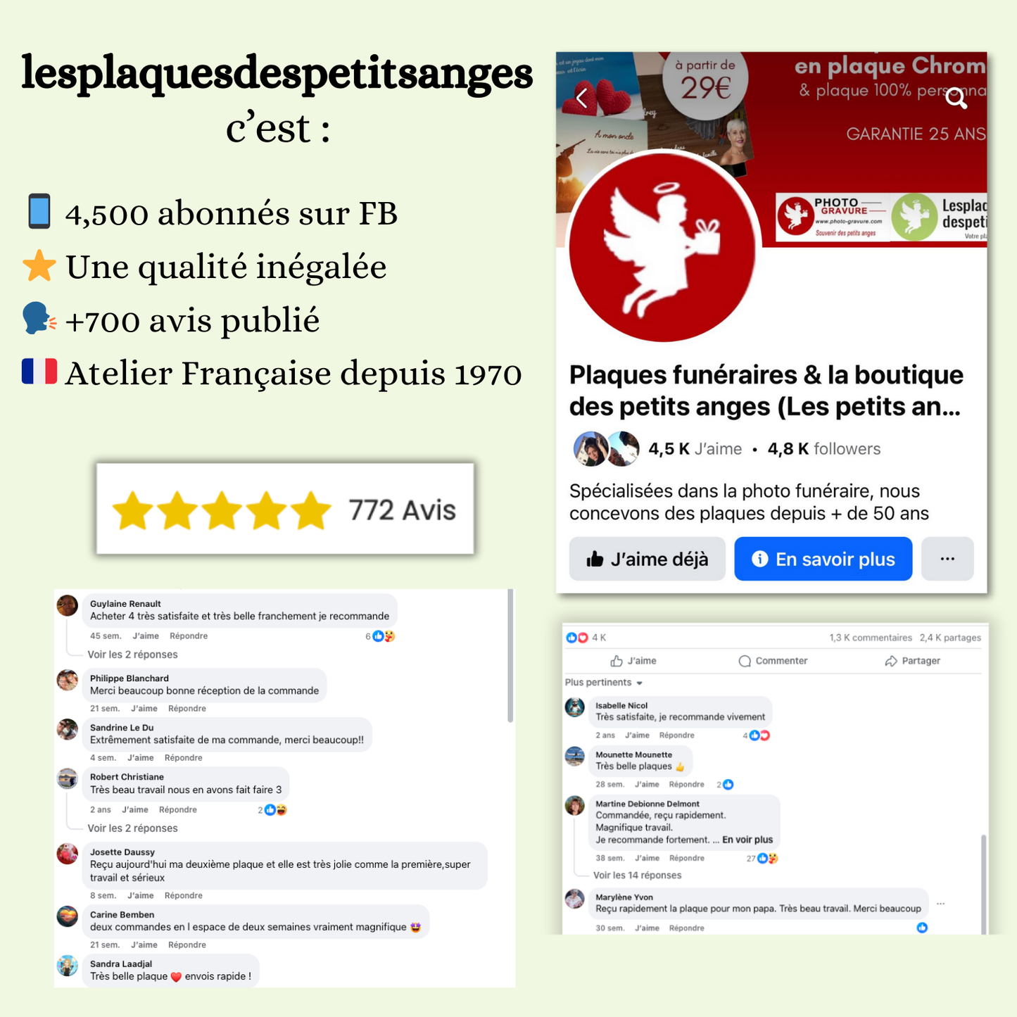 Plaque Funéraire  Effet Marbre
