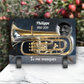 Plaque Funéraire Euphonium