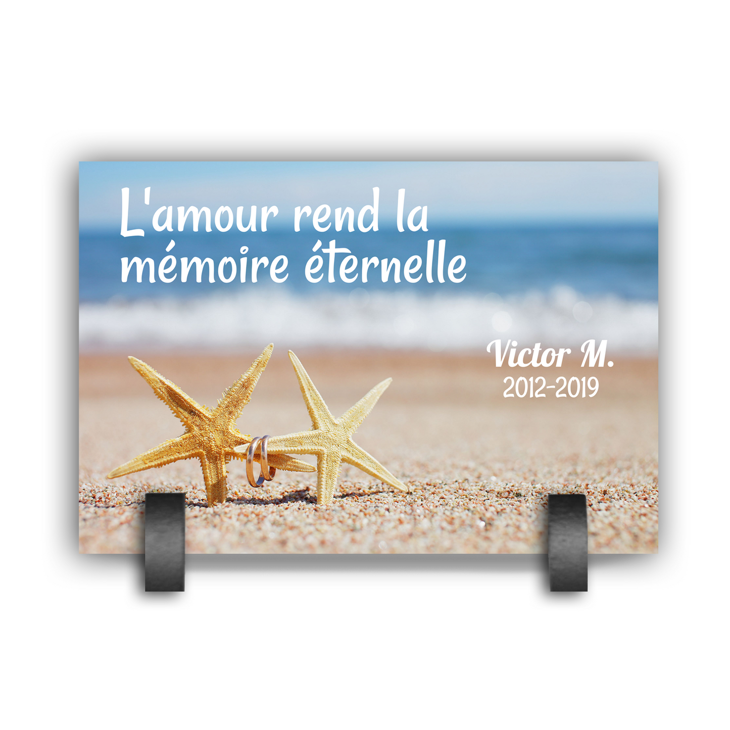 Plaque Funéraire Etoile de Mer