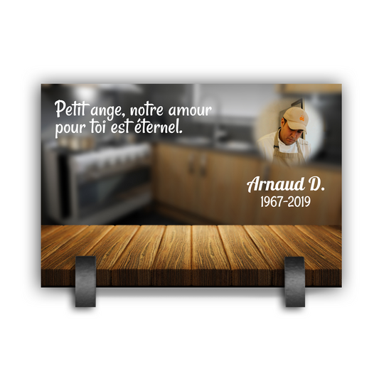 Plaque Funéraire Cuisinier