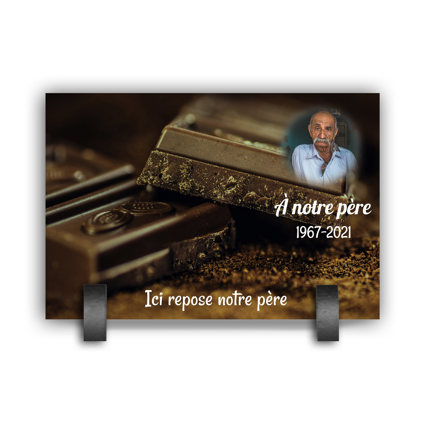 Plaque Funéraire Chocolatier