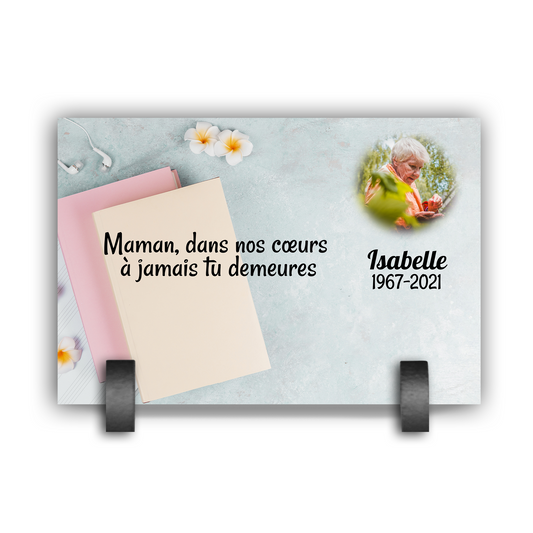 Plaque Funéraire Carnet
