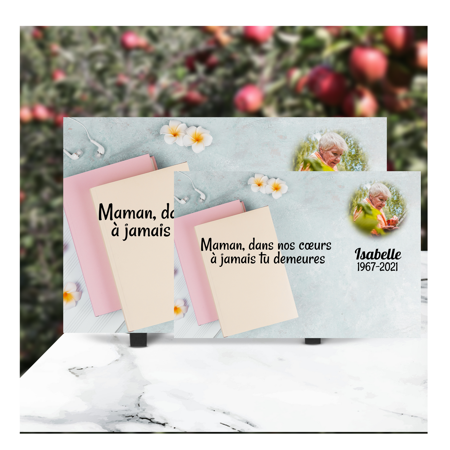 Plaque Funéraire Carnet