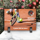 Plaque Funéraire Tennis
